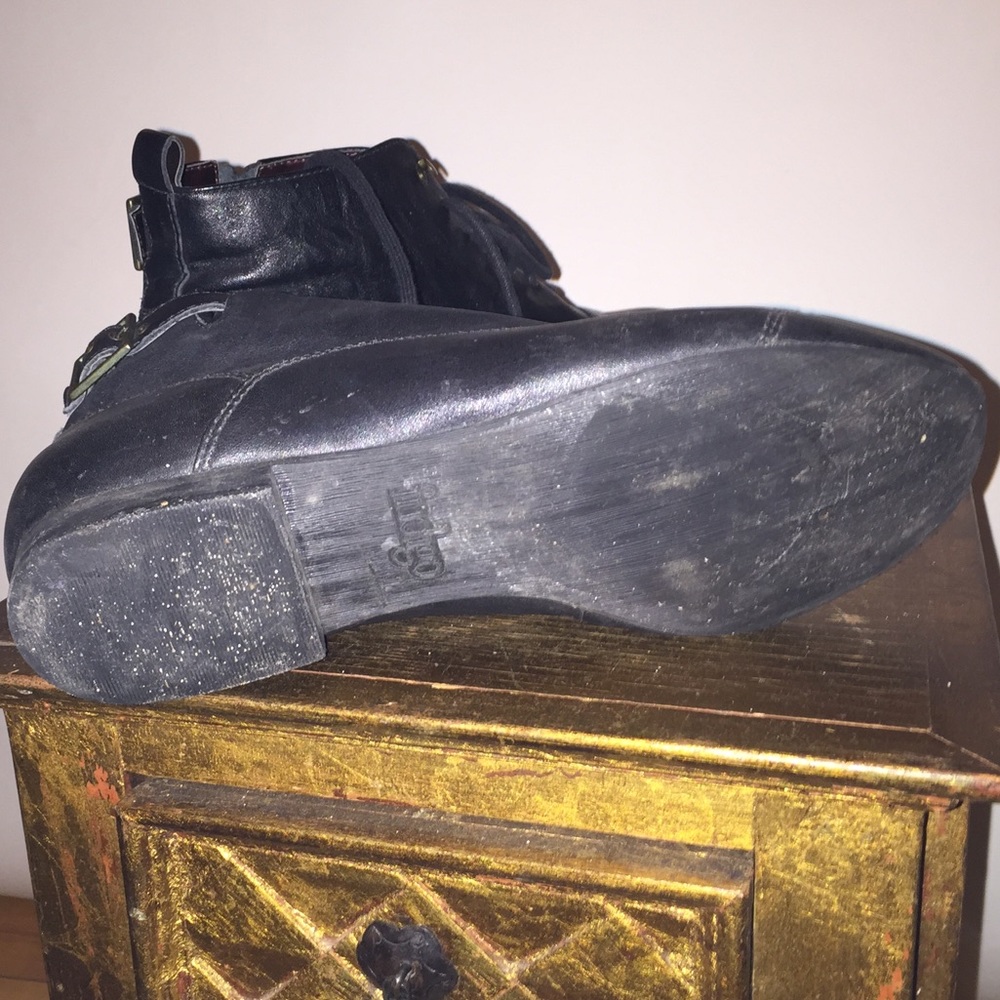 Clark's Indigo Leather Booties - Picture 2 of 4